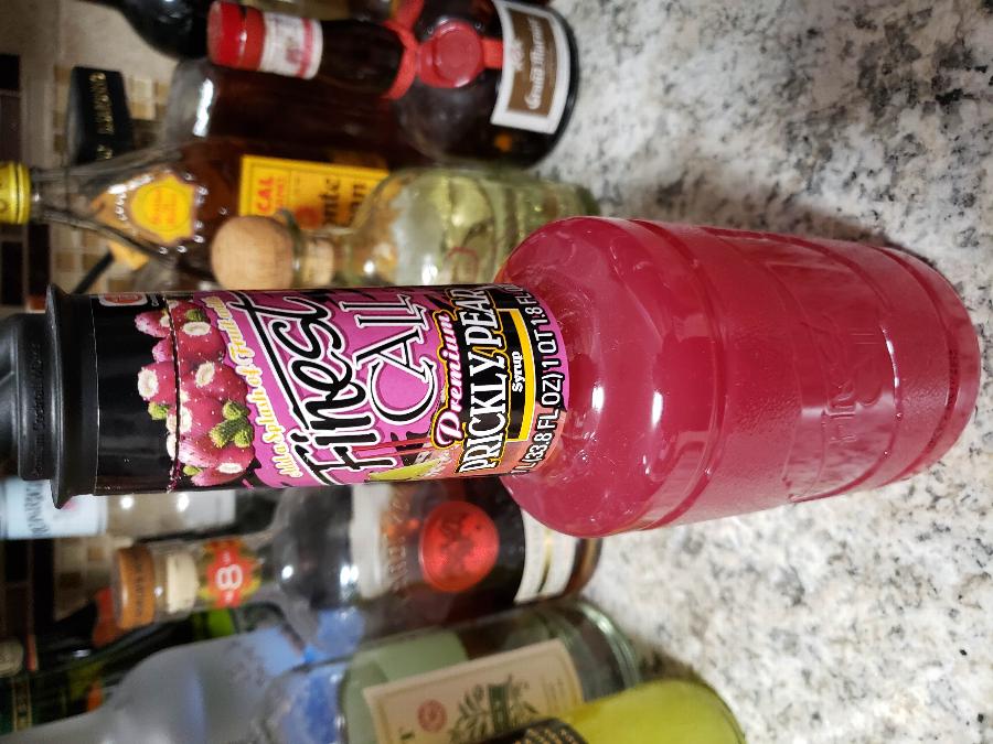 Finest Call 1 Liter Premium Prickly Pear Syrup