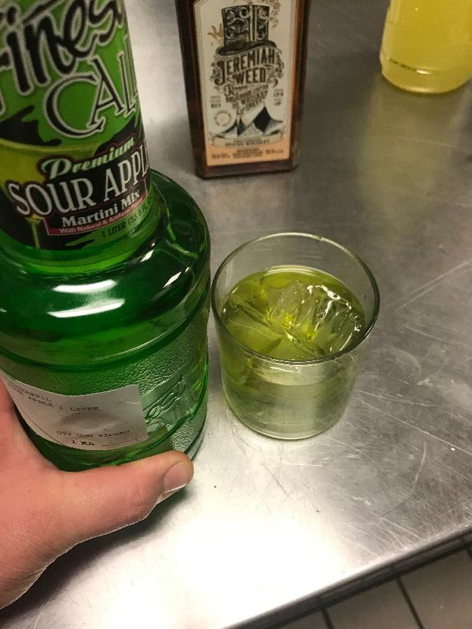 Finest Call 1 Liter Premium Sour Apple Mix