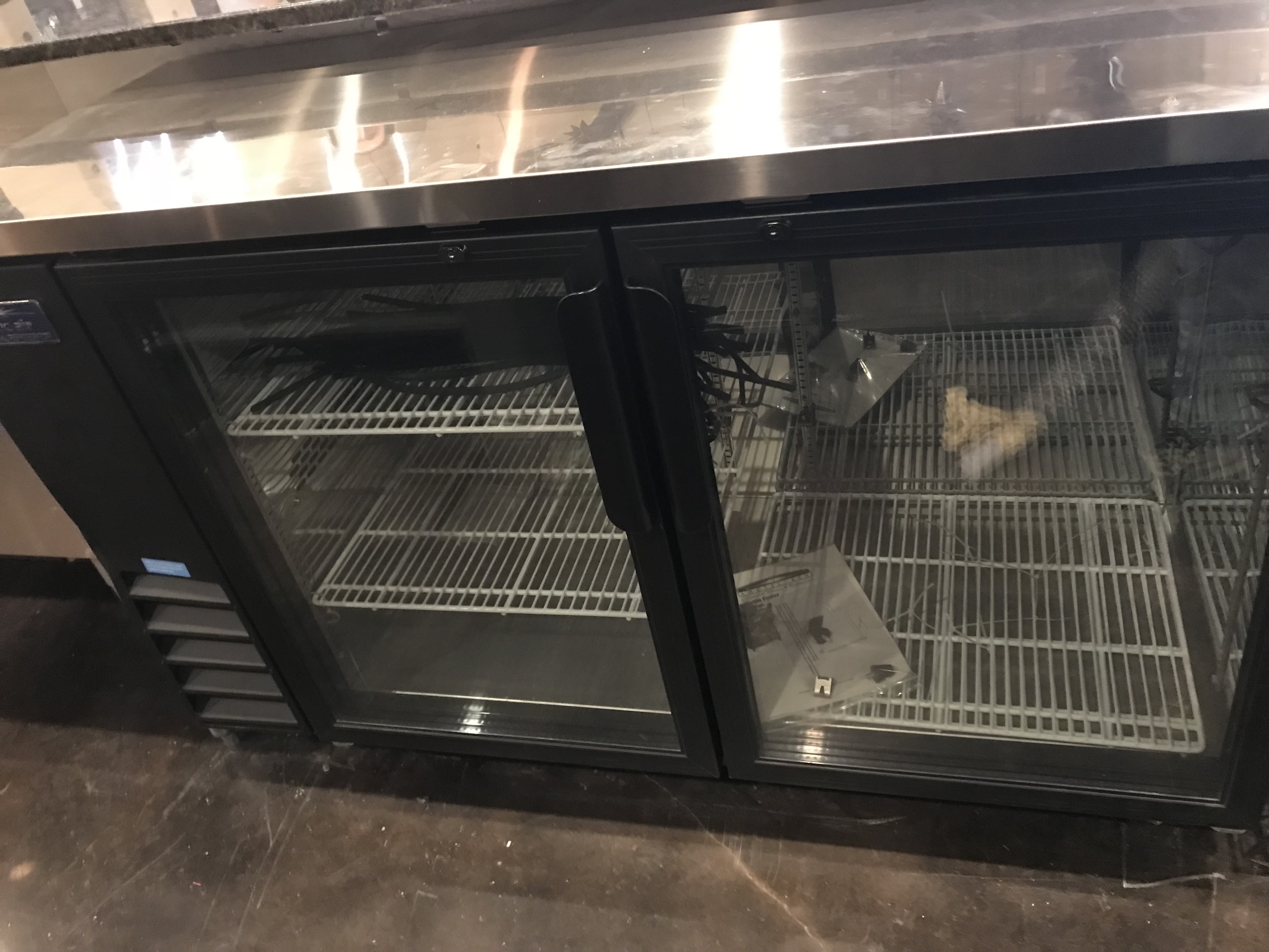 Arctic Air ABB48G Glass 49-Inch 2-Door Back Bar Refrigerator 115v