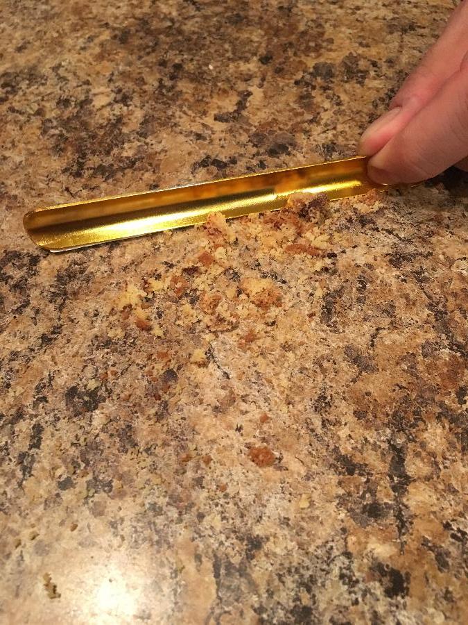 Table Crumber 6" Gold Pocket Crumber staurantStore