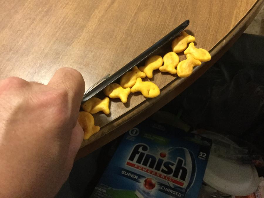 American Metalcraft 2787B 6" Black Pocket Crumber