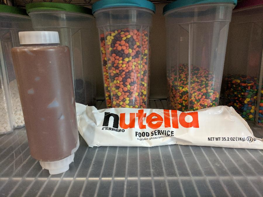 Nutella Piping Bag 35.2 oz. 6/Case Hazelnut Spread