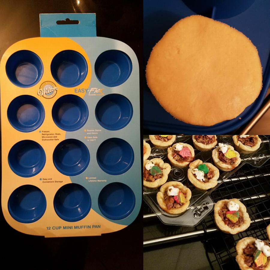 Wilton Mini Muffin Pan Wilton 21054829 EasyFlex Silicone 12Cup