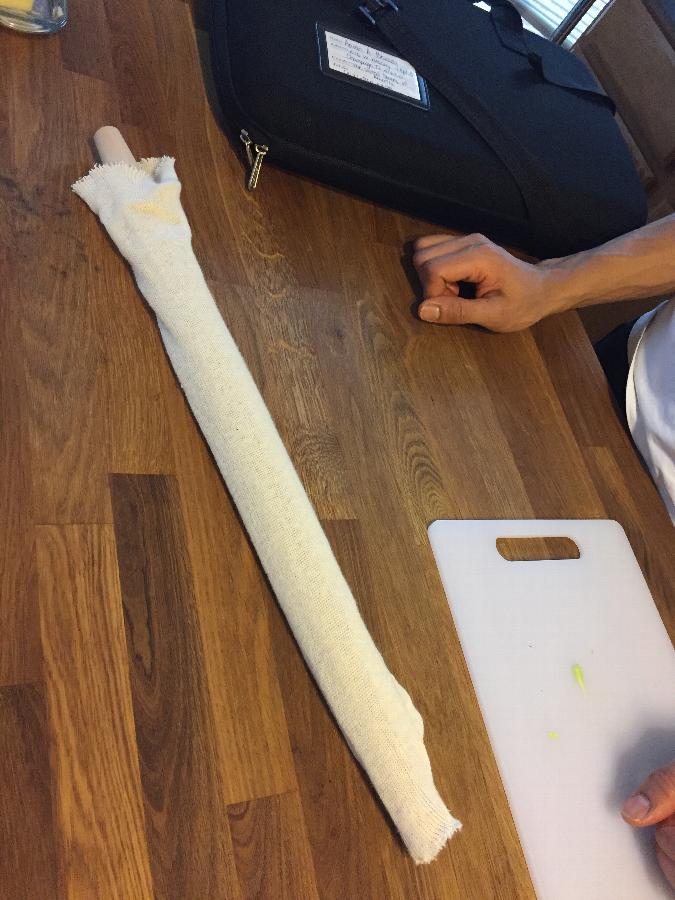 Ateco 696 19" X 2.5" Cotton Rolling Pin Cover