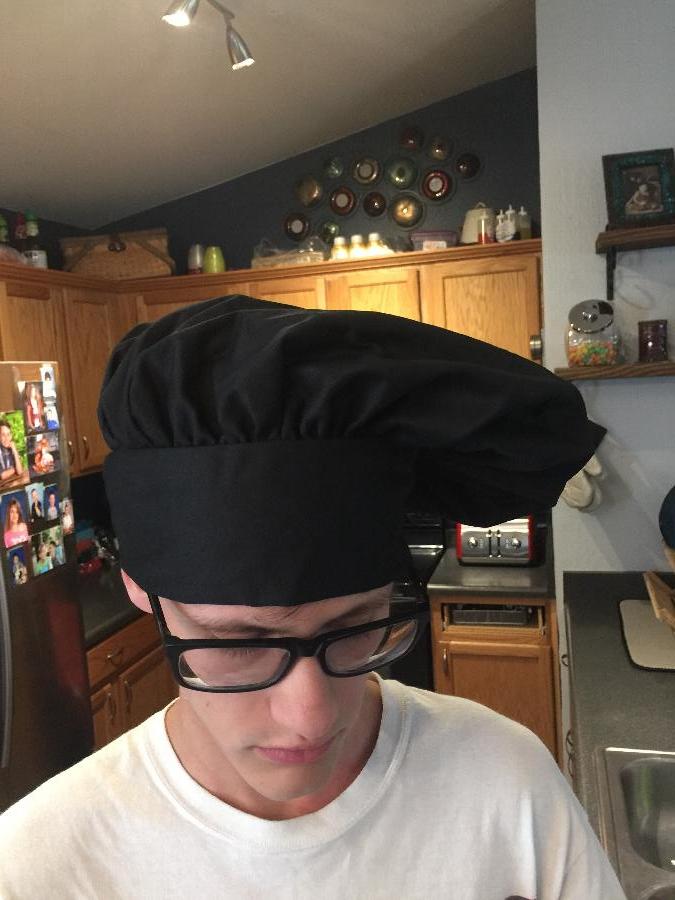 Choice 13" Black Chef Hat
