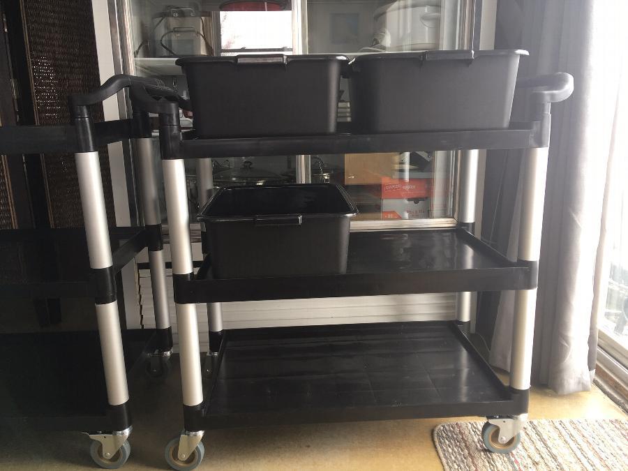 Restaurant Bus Tub (Black, Polypropylene Plastic)