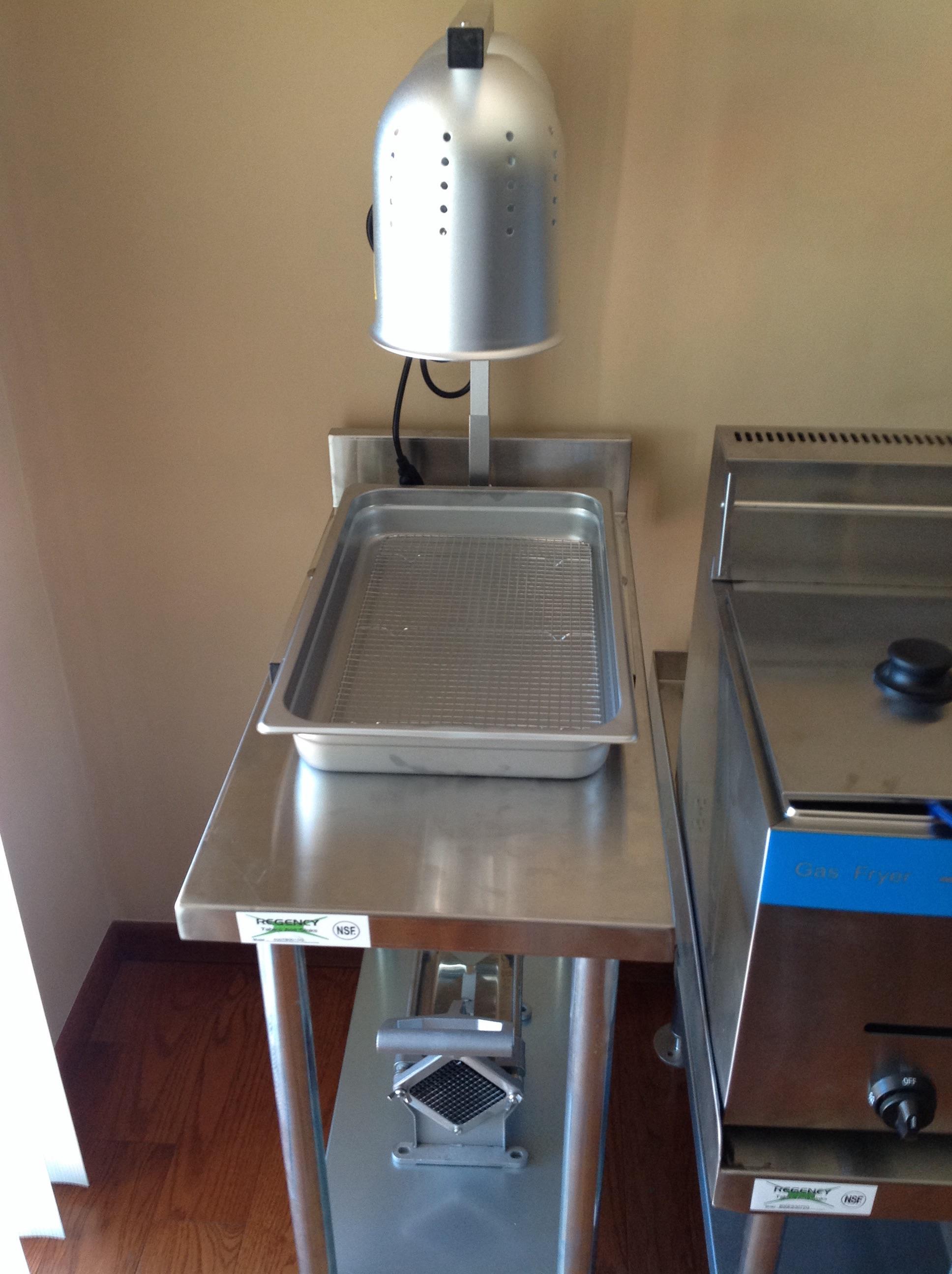 Aluminum Heat Lamp Food Fry Full Pan Warmer 2 Bulb Stand Commercial Dump Station 77838059913 eBay