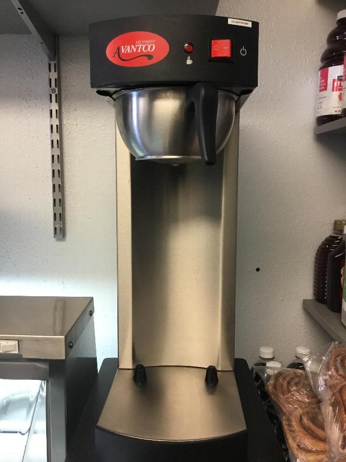 55 Cup Coffee Maker Avantco C15 Airpot Coffee Brewer Pourover 120V