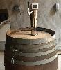Avantco tap tower on our homemade wine barrel keg. :-&#x29;