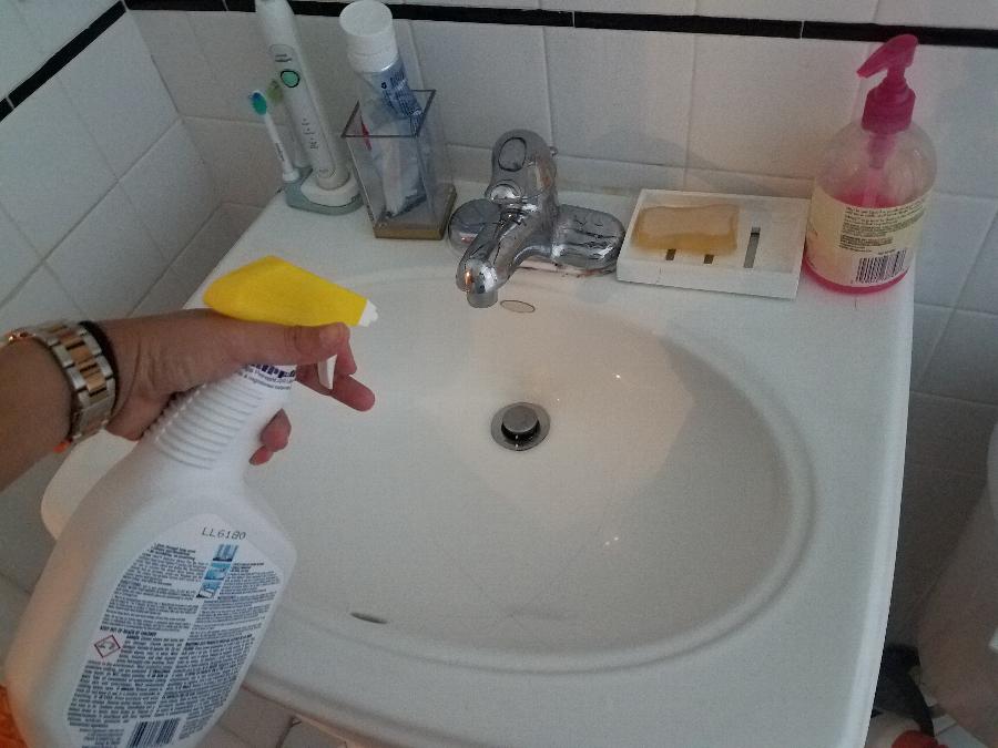 Scrub Free 32 oz. Foaming Restroom Cleaner / Soap Scum Remover with