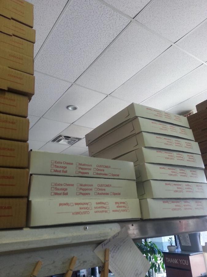 12" x 12" x 2" Clay Coated Pizza Box 100/Bundle