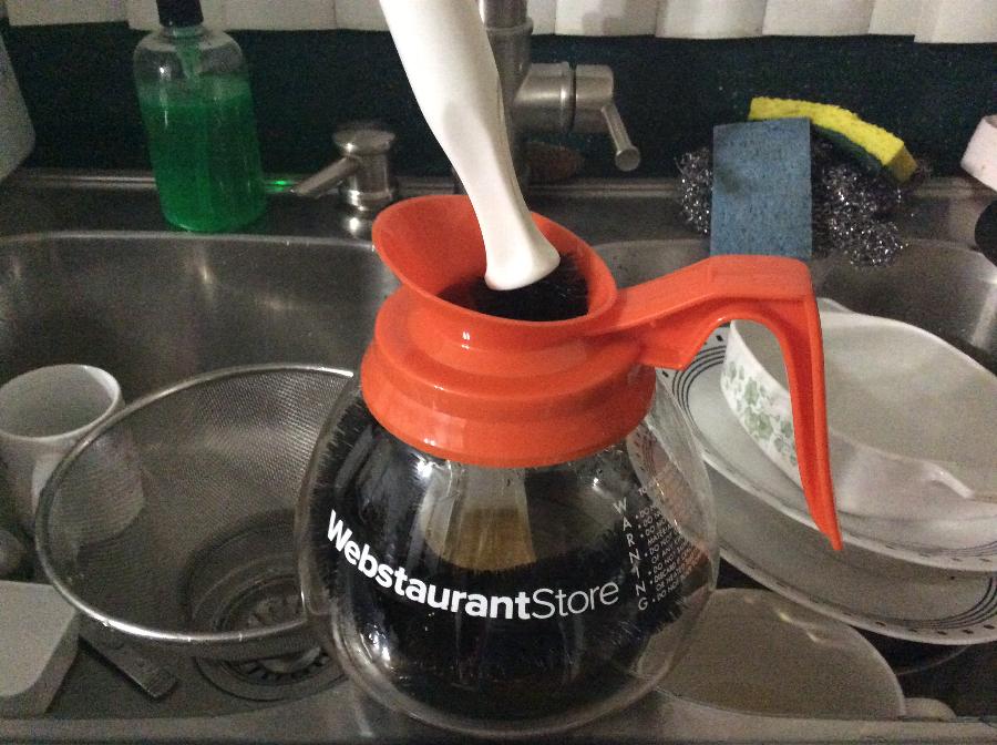 10" Coffee Decanter Cleaning Brush
