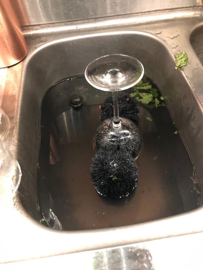 Noble Products Manual 8" Triple Bar Glass Washer