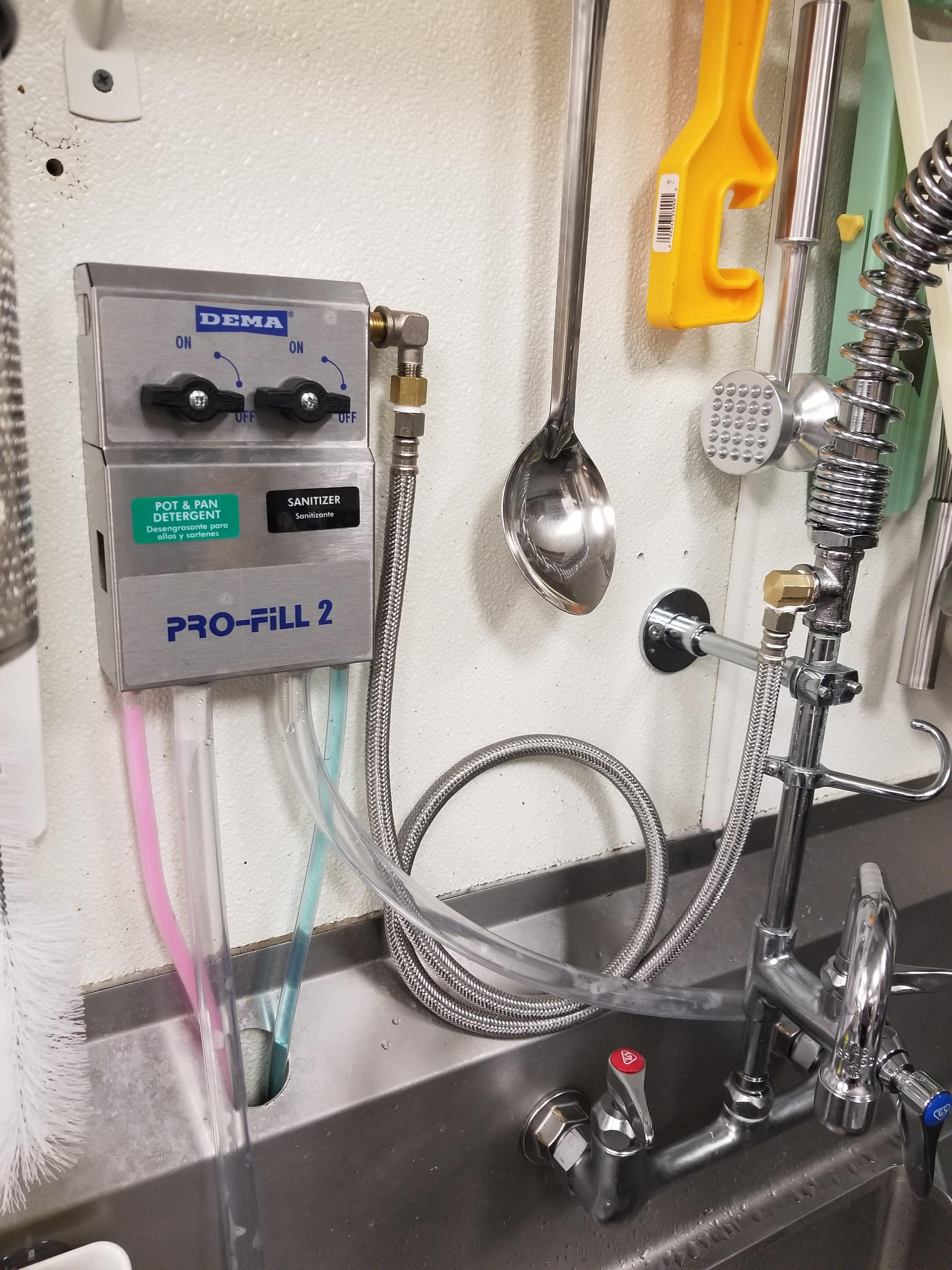 Dema Profill 2 652ag Multi Compartment Sink Warewashing Chemical Dispenser Pump
