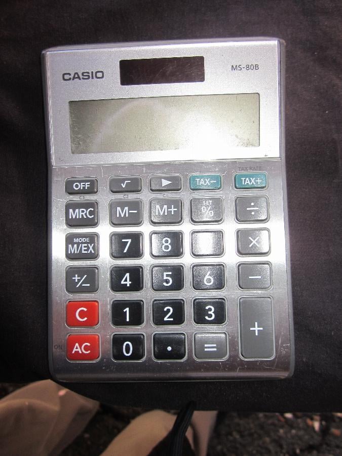 casio ms80b calculator