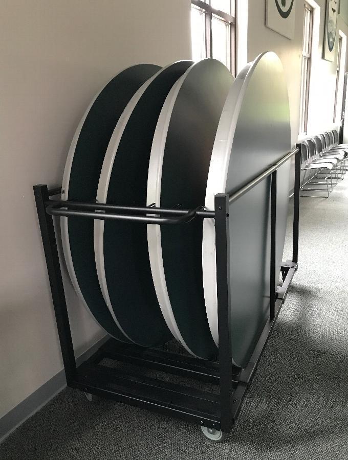 Lifetime 80193 Rectangular and Round Folding Table Dolly