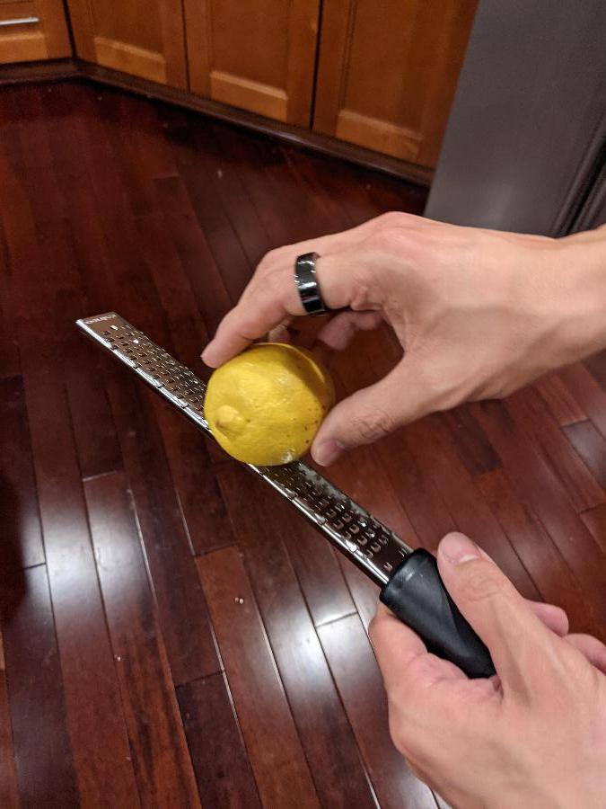 13" Stainless Steel Zester with Black Handle