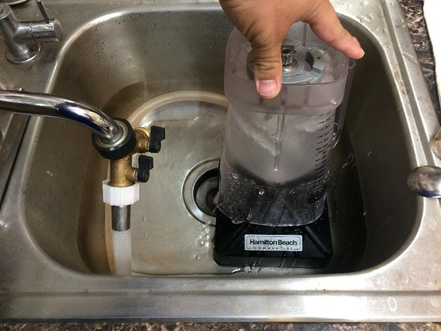 Hamilton Beach BCR100 Commercial Container Rinser with Stainless Steel