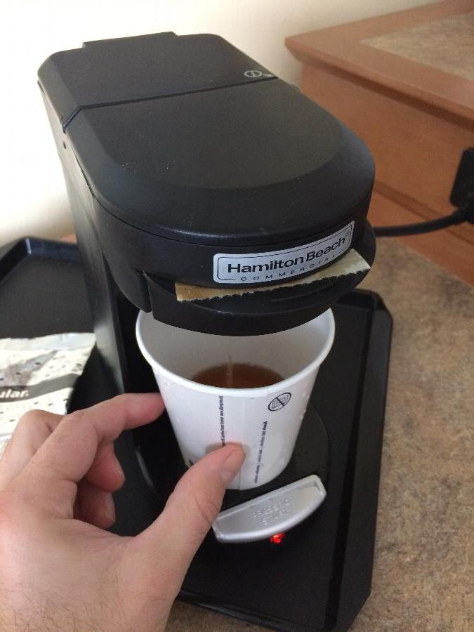 Hamilton Beach HDC200B Black Single Serving Pod Coffee Maker 120V, 500W