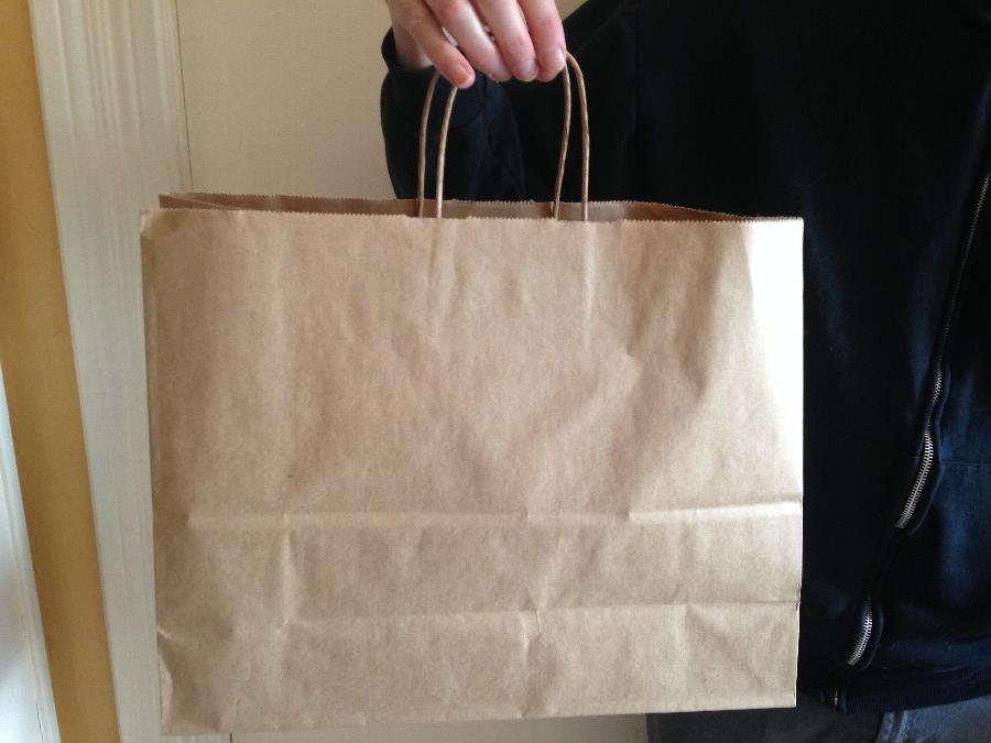 Duro Tote Natural Kraft Paper Shopping Bag With Handles X X