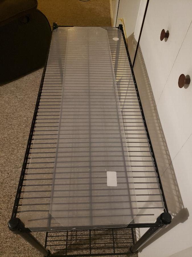 Regency Shelving Clear PVC Shelf Mat Overlay 18" x 48"