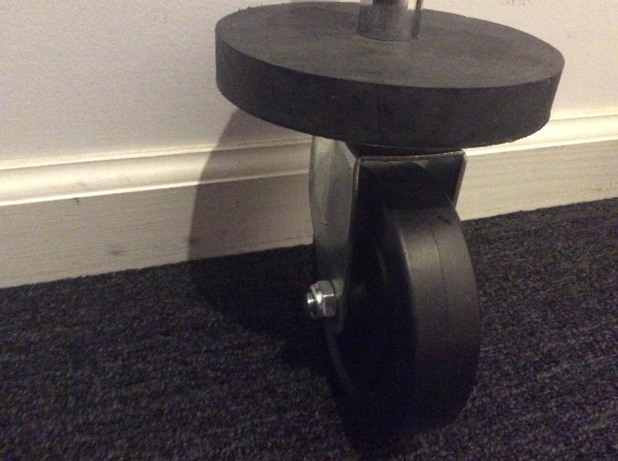 Regency 5 1/2" Heavy Duty Rubber Donut Bumper for Carts and Mobile
