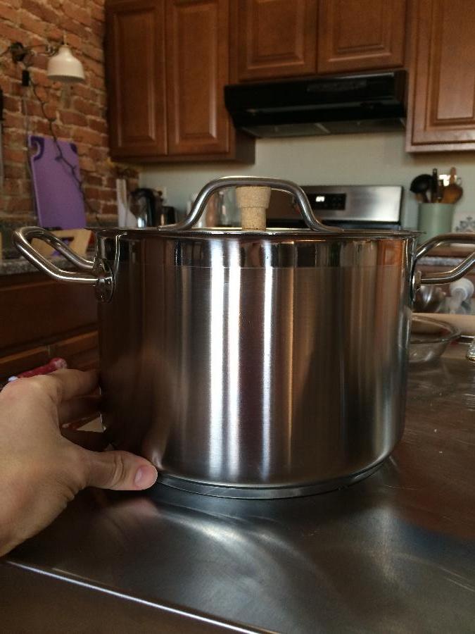 8 Qt Stock Pot Stainless Steel Heavy Duty With Cover 8099