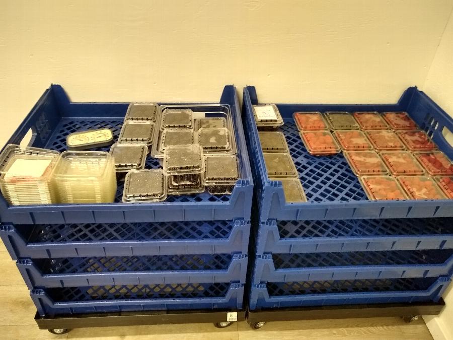 Orbis NPL700 26" x 22" x 5 3/4" Bakery Tray Dolly / Bread Rack