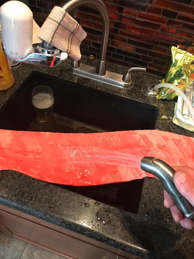 Coldsnap Orange Cooling Towel 33 1/2" x 13"