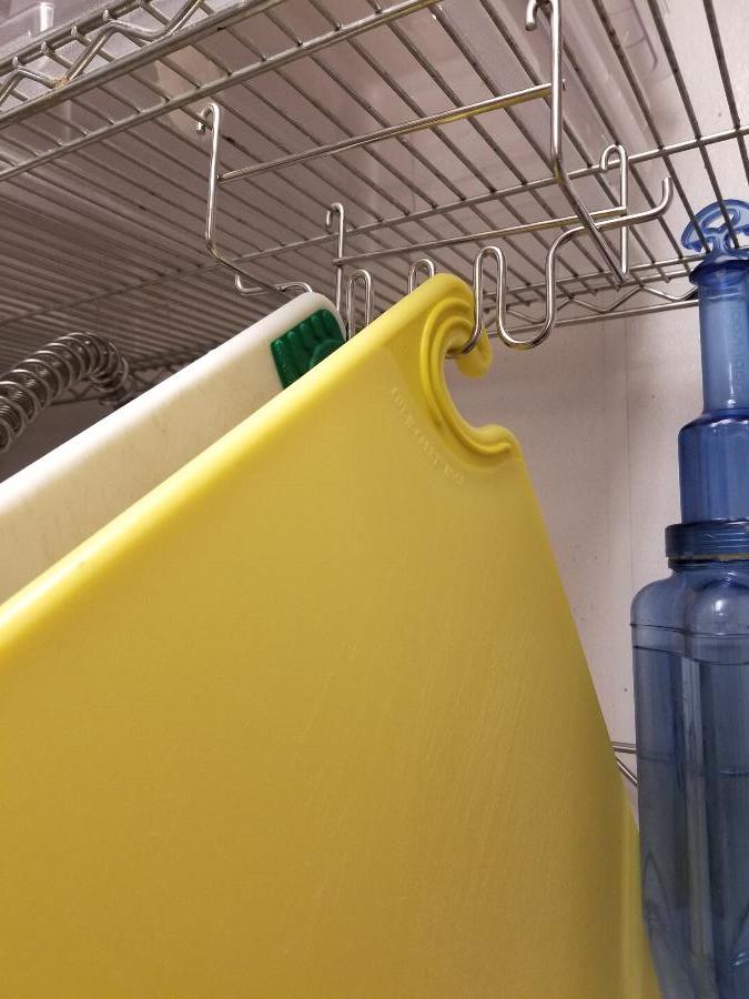 San Jamar CNCRK CutNCarry Cutting Board Hanging Hook Rack