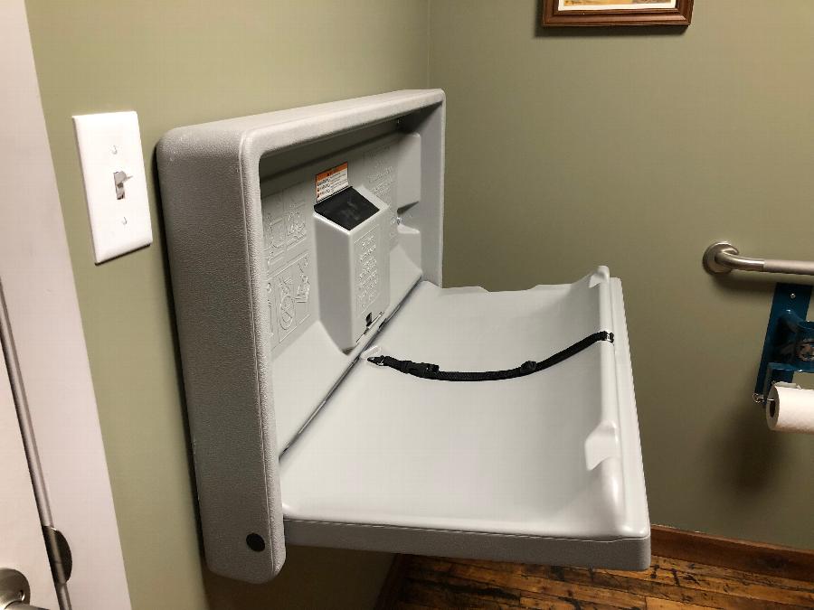 Baby Changing Table Gamco BCS2 Gray Horizontal Baby Changing Station