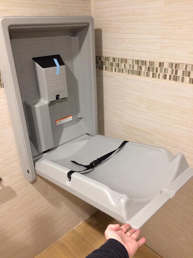 Koala Kare KB10101 Vertical Baby Changing Station / Table Gray