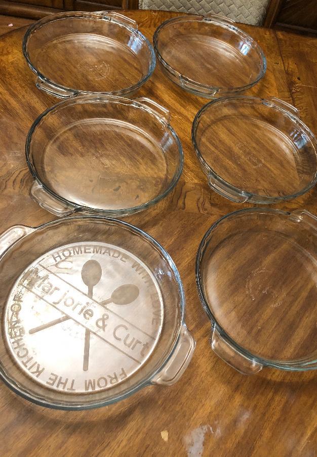 Anchor Hocking 81214AHG18 9 1/2" x 1 3/4" Deep Dish Glass Pie Pan