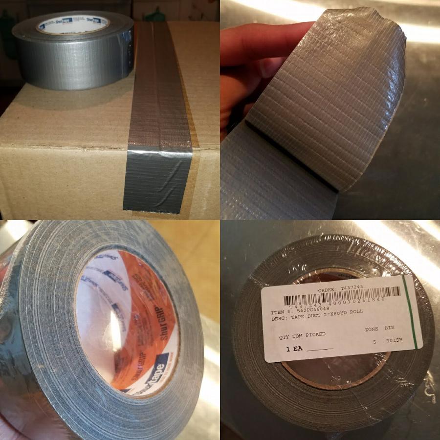Gray Duct Tape 2" x 60 Yards (48 mm x 55 m) General Purpose
