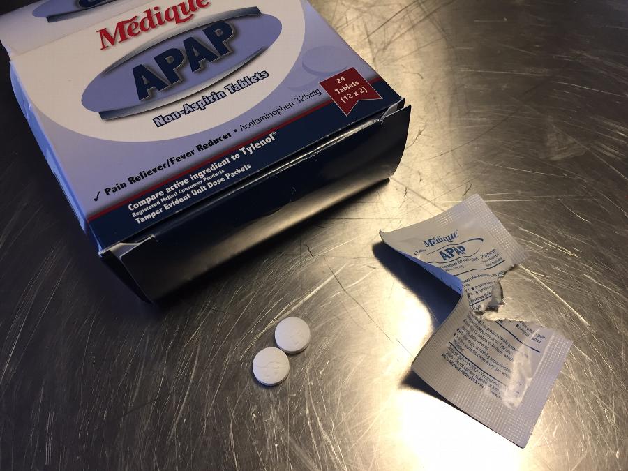 Medique 14564 APAP Acetaminophen Tablets - 24/Box