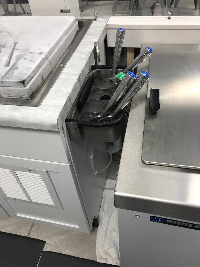 Nemco 7731613A 12 3/4" Ice Cream Dipper Well and Faucet Set