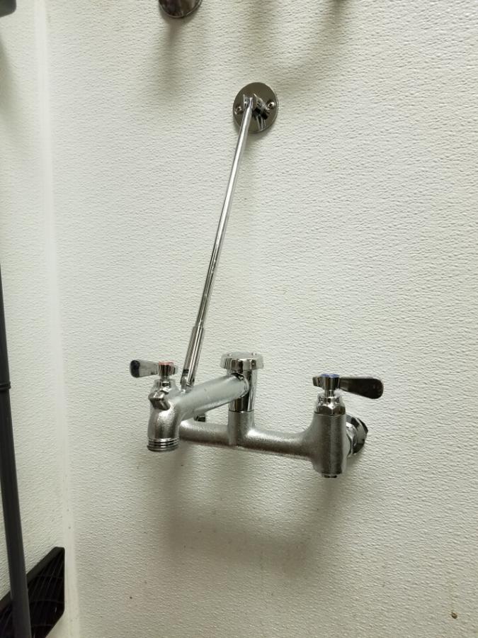 Regency Wall Mounted Mop Sink Faucet with Vacuum Breaker