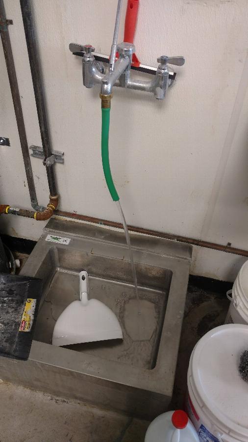 Regency Wall Mounted Mop Sink Faucet with Vacuum Breaker