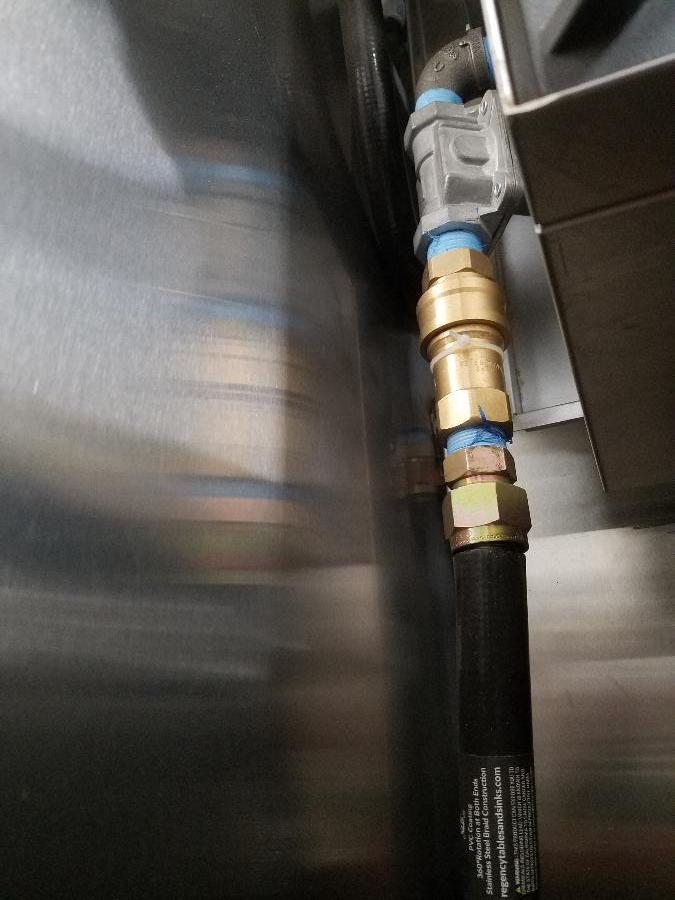 Regency 3/4" Quick Disconnect Fitting for Regency Gas Hoses