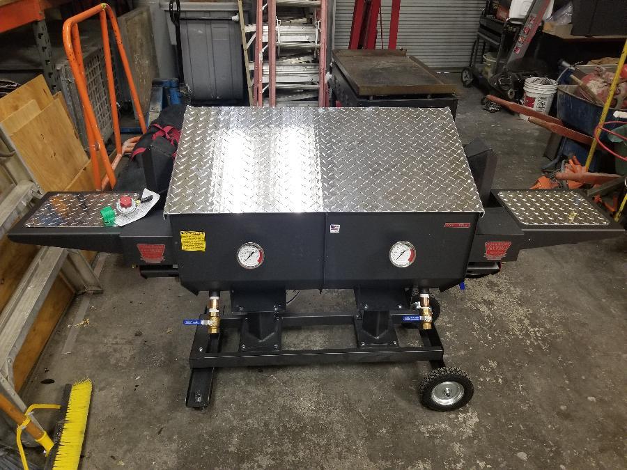 R & V Works FF6R 17 Gallon Outdoor Cajun Deep Fryer