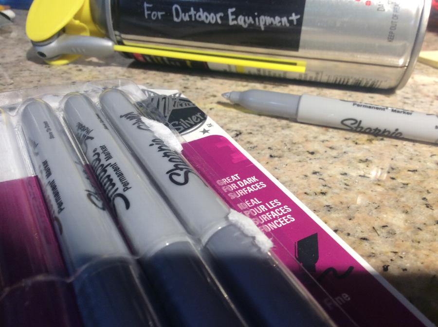 Sharpie 39109PP Metallic Silver Bullet Tip Permanent Marker 4/Pack