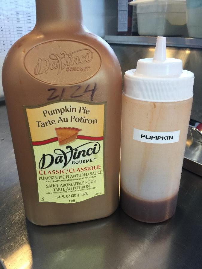 Davinci Pumpkin Pie Sauce 64 Fl Oz Webstaurantstore