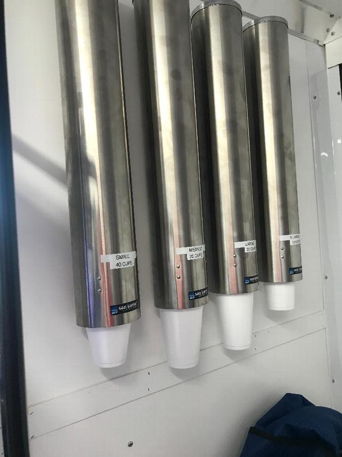 San Jamar C4400PF PullType Stainless Steel Wall Mount 12 24 oz. Foam