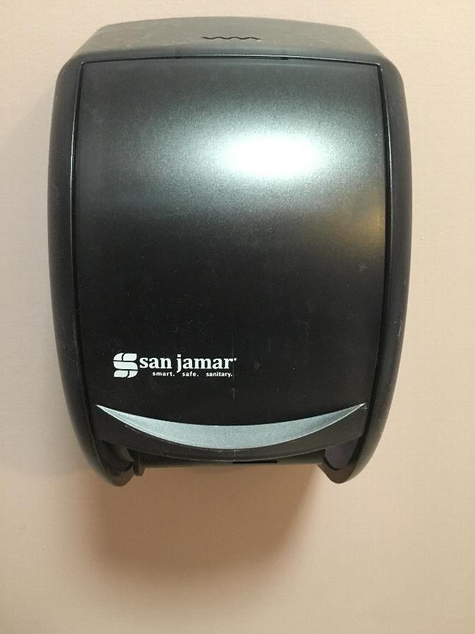 San Jamar R3500TBK Duett Classic Toilet Tissue Dispenser - Black Pearl