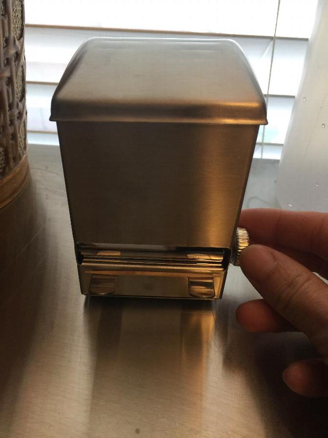 Tablecraft 236 Stainless Steel Toothpick Dispenser