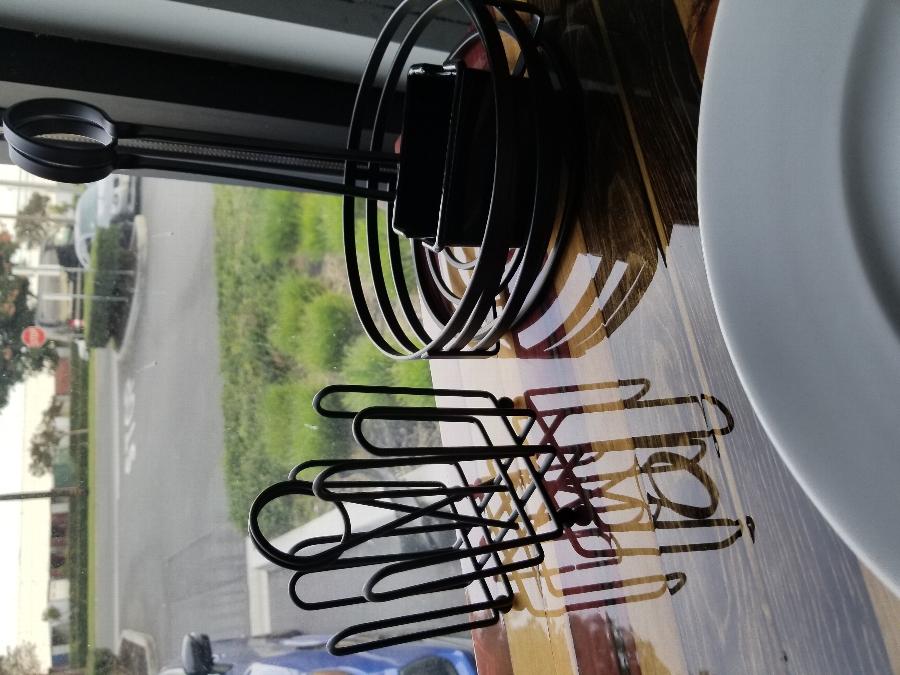 Tablecraft 597CBK Black Wire Jelly Packet Rack