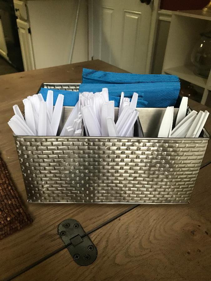 Tablecraft GPSSCADDY Brickhouse 10 3/4" x 8 1/2" Stainless Steel