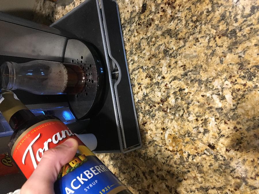 Torani 750 mL Blackberry Flavoring / Fruit Syrup