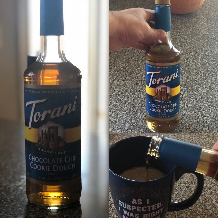 Torani Sugar Free Chocolate Chip Cookie Dough Syrup 750 mL