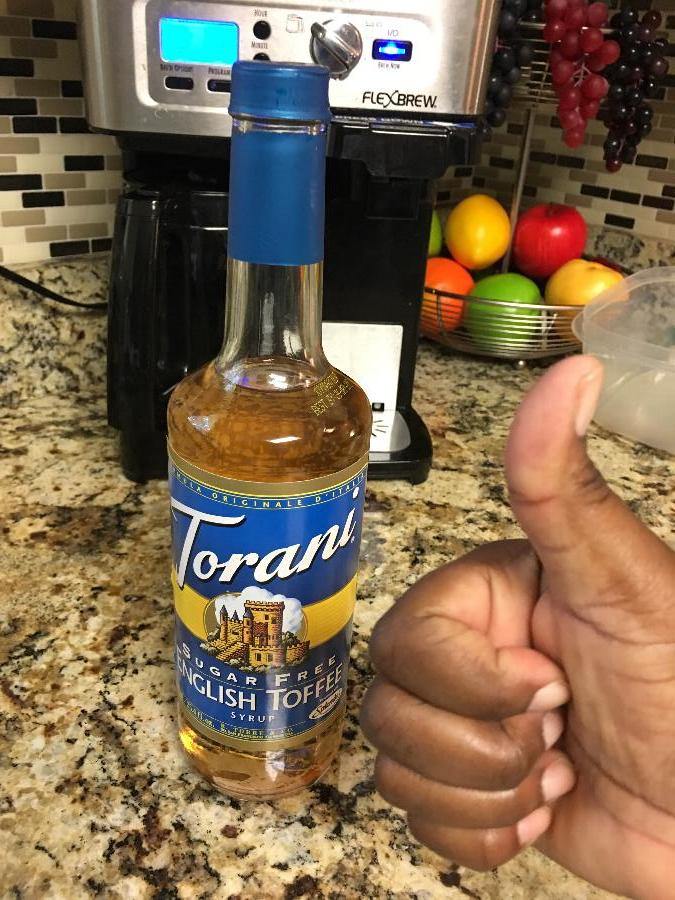 Torani Sugar Free English Toffee Coffee Syrup 750 mL